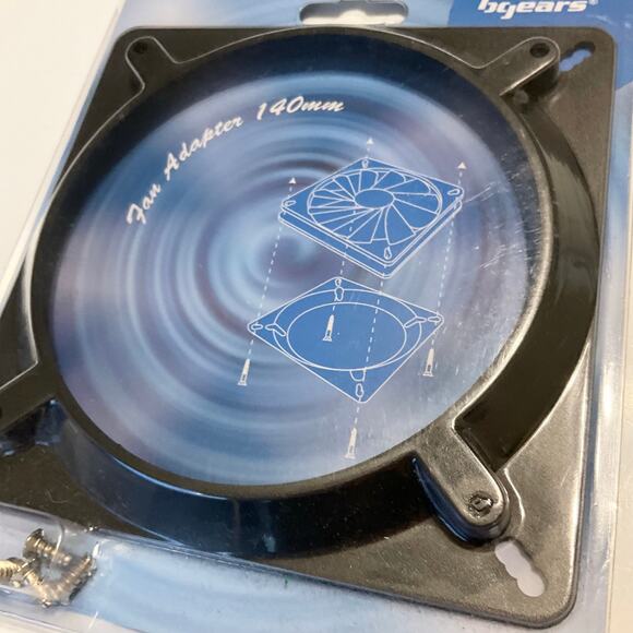 Bgears Fan Adapter 140mm to 120mm -Black - Picture 2 of 3